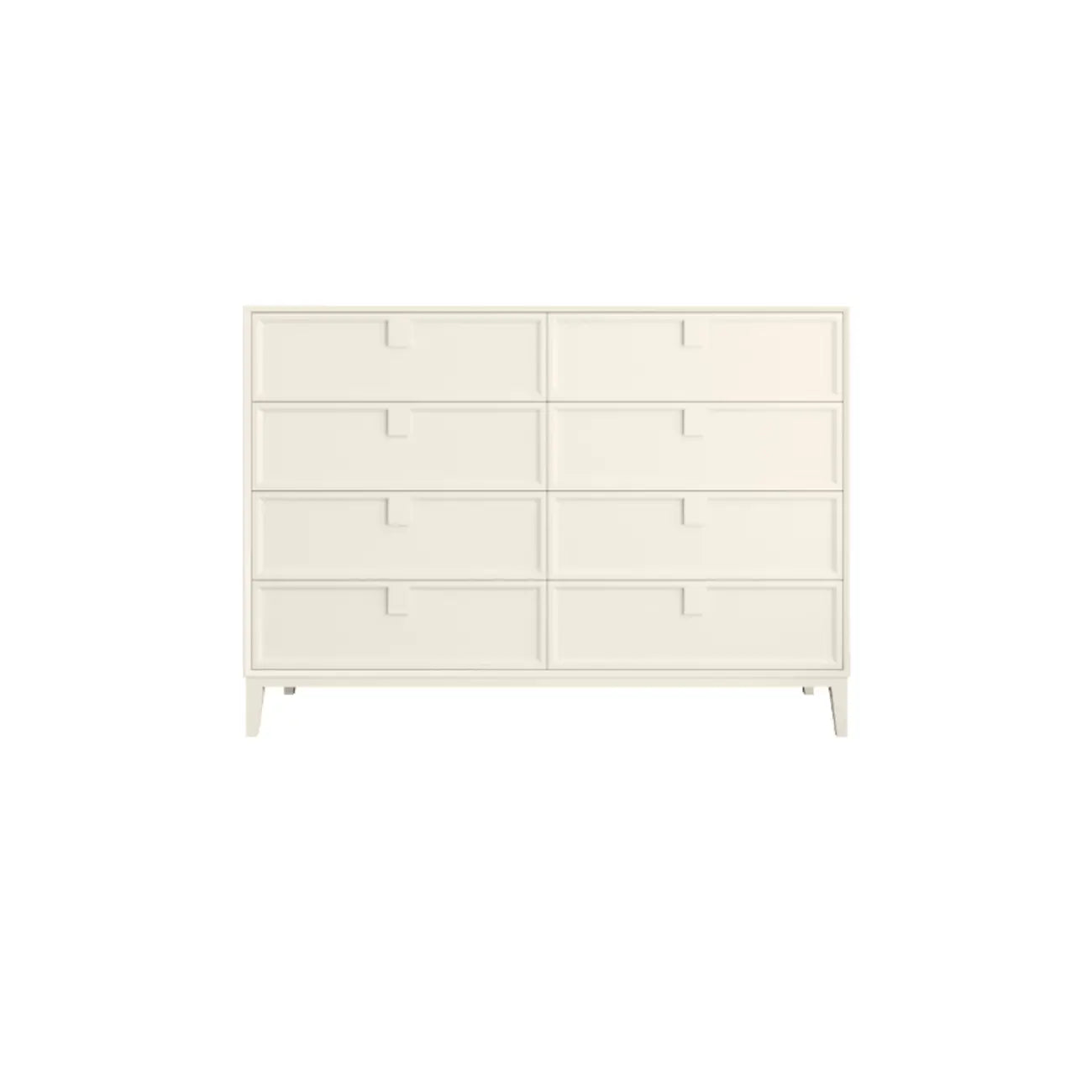 Modern White Bedroom Accent Cabinet with Multi-Size Options