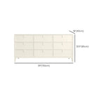 Modern White Bedroom Accent Cabinet with Multi-Size Options