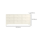 Modern White Bedroom Accent Cabinet with Multi-Size Options