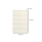 Modern White Bedroom Accent Cabinet with Multi-Size Options