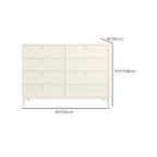 Modern White Bedroom Accent Cabinet with Multi-Size Options