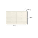 Modern White Bedroom Accent Cabinet with Multi-Size Options