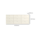 Modern White Bedroom Accent Cabinet with Multi-Size Options