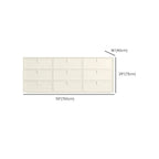 Modern White Bedroom Accent Cabinet with Multi-Size Options