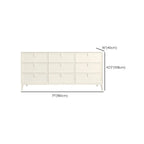 Modern White Bedroom Accent Cabinet with Multi-Size Options