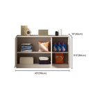 Modern Space-saving Accent Cabinet with Exterior Shelf