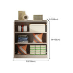 Modern Space-saving Accent Cabinet with Exterior Shelf