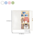 3/4 Shelves Wooden Storage Cabinet with Standard Length