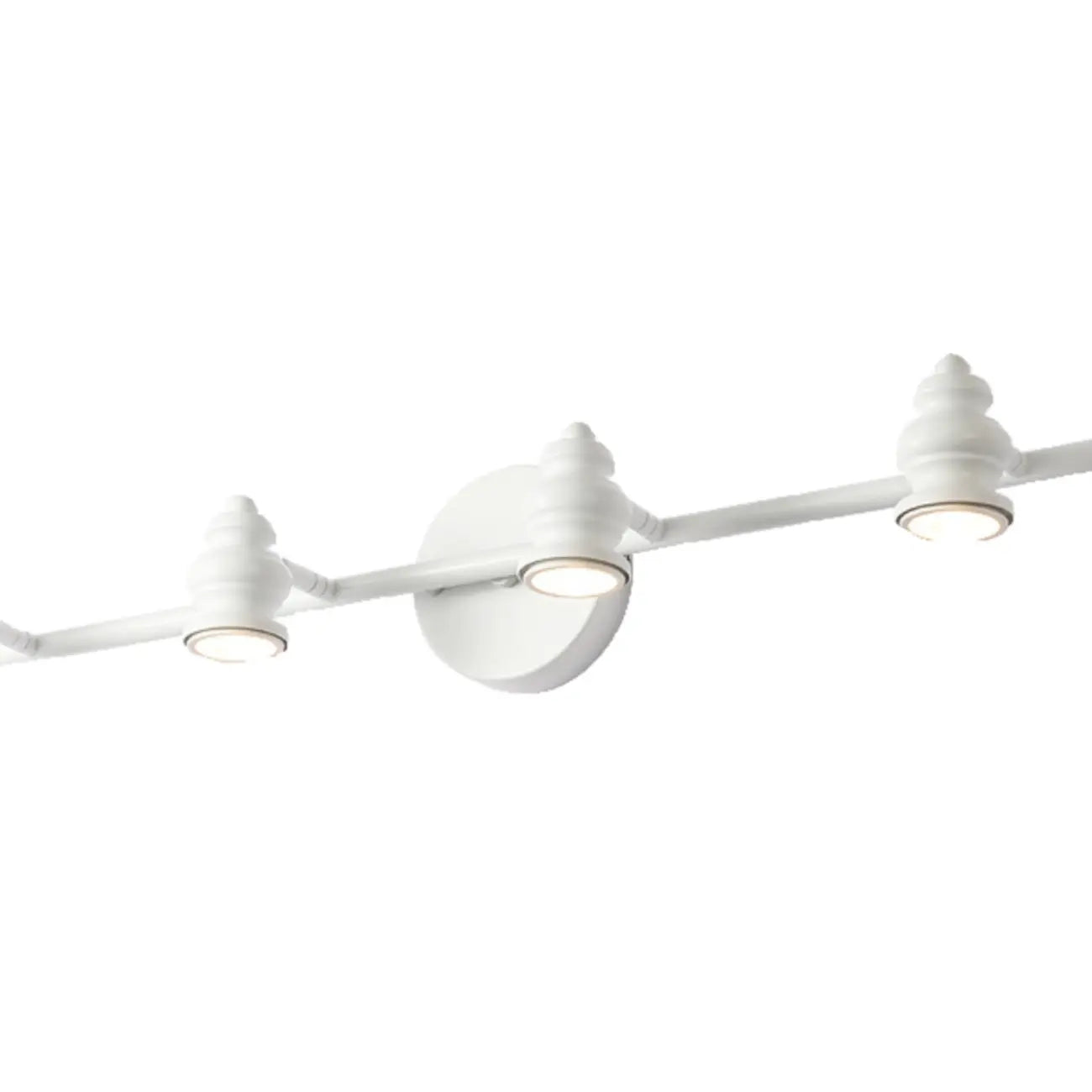 Large 4-Light Straight Metal Bathroom Vanity Lights