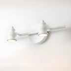 Large 4-Light Straight Metal Bathroom Vanity Lights