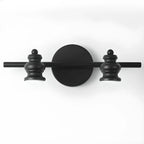 Large 4-Light Straight Metal Bathroom Vanity Lights