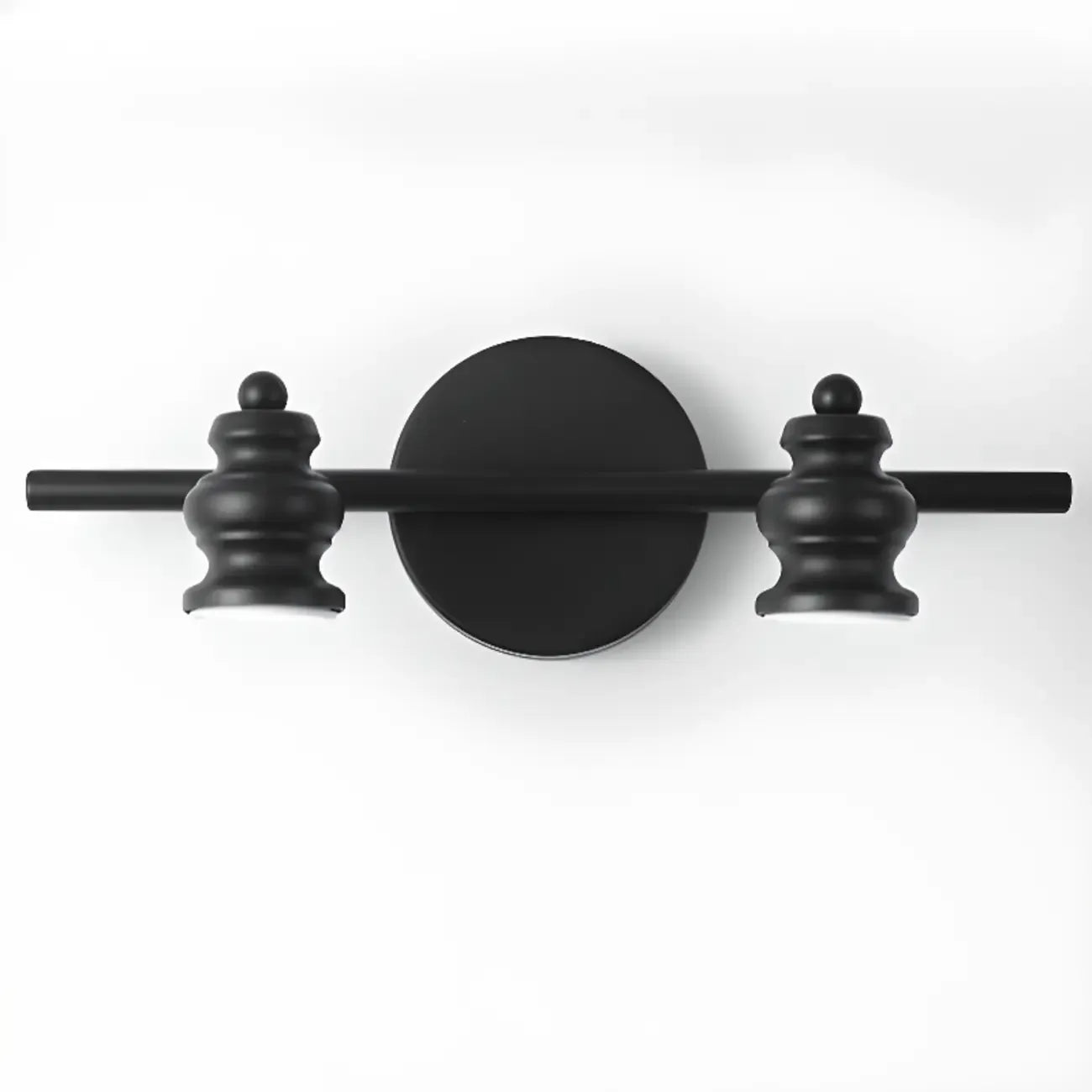 Large 4-Light Straight Metal Bathroom Vanity Lights