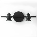 Large 4-Light Straight Metal Bathroom Vanity Lights