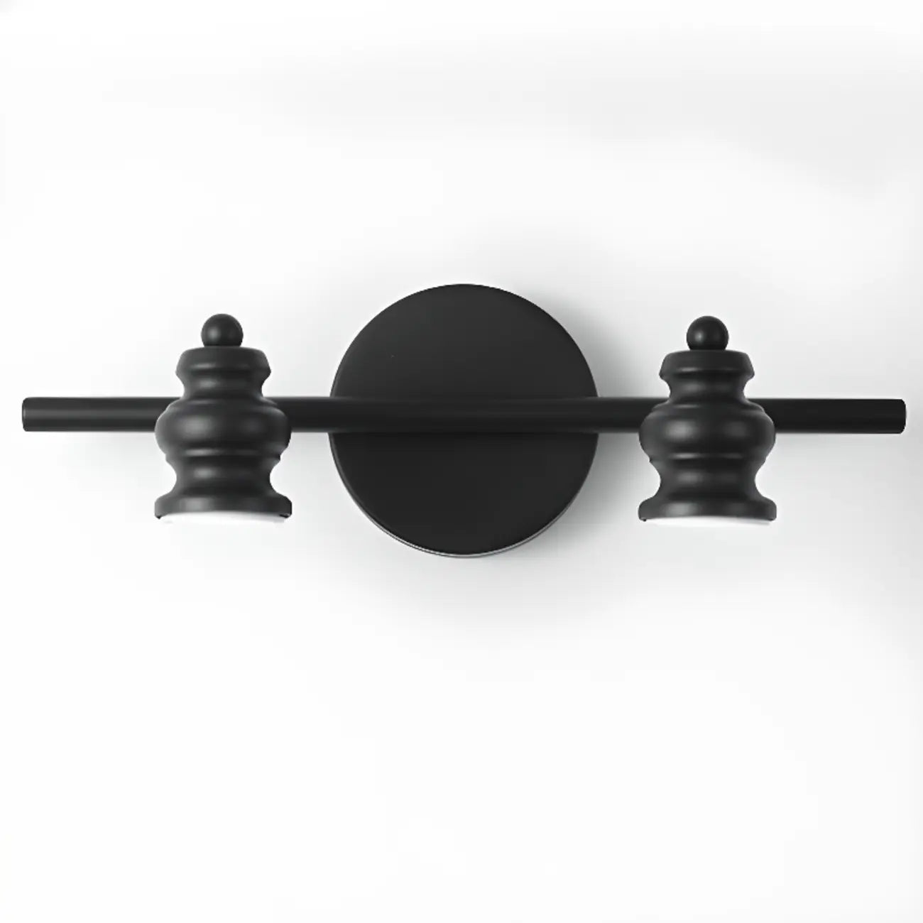 Large 4-Light Straight Metal Bathroom Vanity Lights