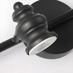 Large 4-Light Straight Metal Bathroom Vanity Lights