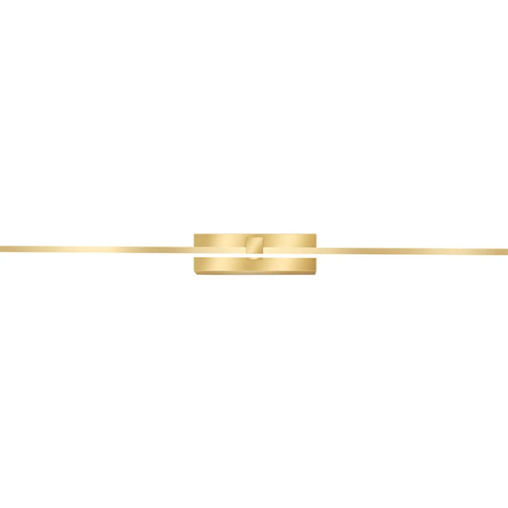 1-Light Linear Golden LED Vanity Light for Bathroom Decor