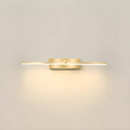 1-Light Linear Golden LED Vanity Light for Bathroom Decor