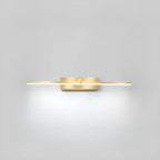 1-Light Linear Golden LED Vanity Light for Bathroom Decor