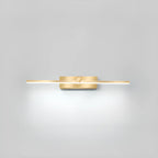 1-Light Linear Golden LED Vanity Light for Bathroom Decor