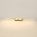 1-Light Linear Golden LED Vanity Light for Bathroom Decor