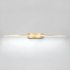 1-Light Linear Golden LED Vanity Light for Bathroom Decor