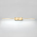 1-Light Linear Golden LED Vanity Light for Bathroom Decor