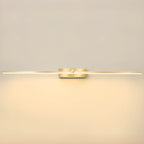1-Light Linear Golden LED Vanity Light for Bathroom Decor