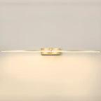 1-Light Linear Golden LED Vanity Light for Bathroom Decor