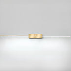 1-Light Linear Golden LED Vanity Light for Bathroom Decor