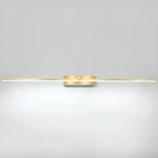 1-Light Linear Golden LED Vanity Light for Bathroom Decor