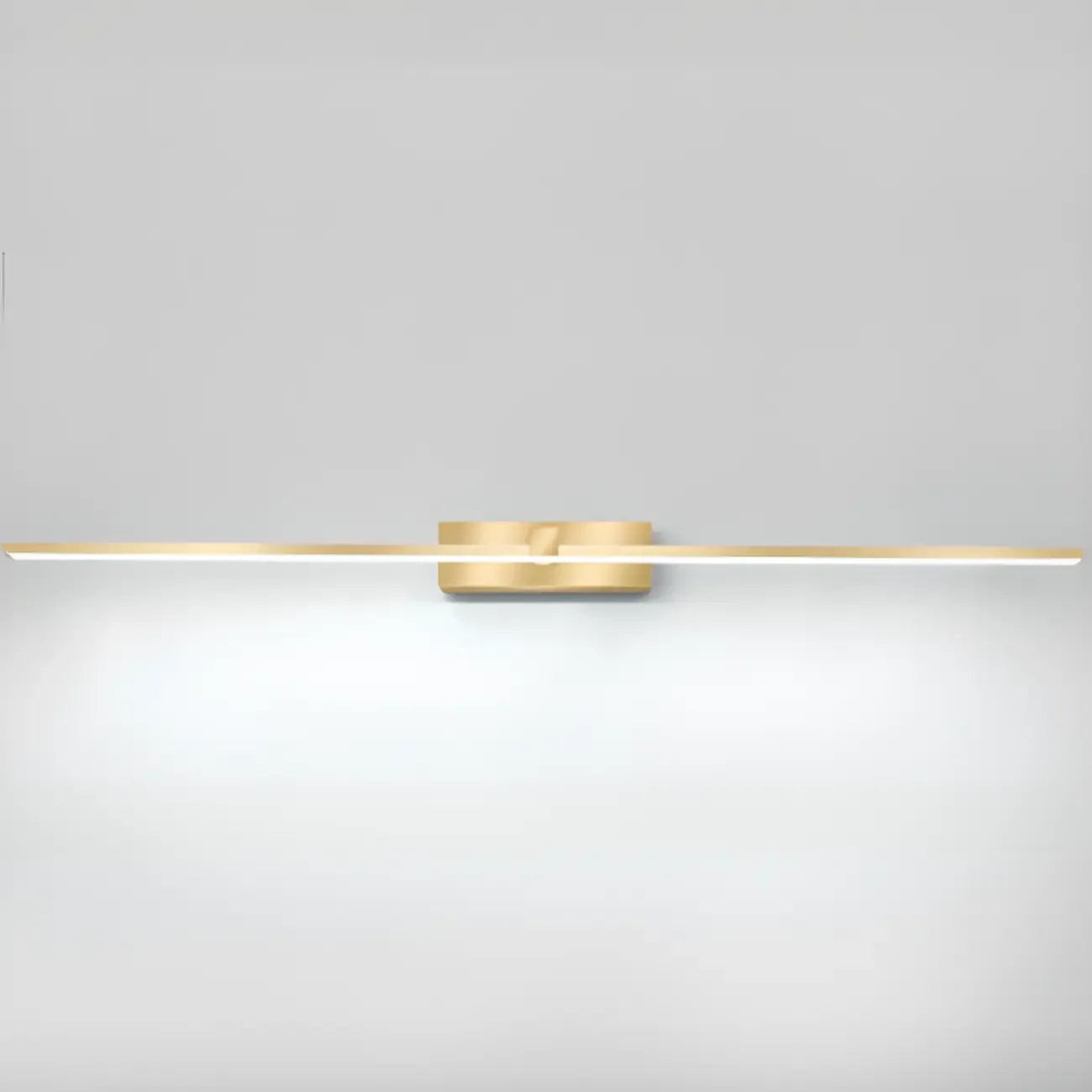 1-Light Linear Golden LED Vanity Light for Bathroom Decor