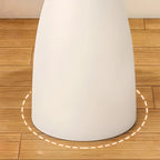 Minimalist Black Metal Round Side Table for Living Room