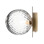 Vintage Globe Glass Bathroom Vanity Light with Ambient Design