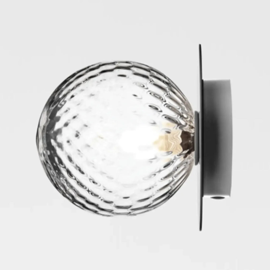 Vintage Globe Glass Bathroom Vanity Light with Ambient Design