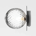 Vintage Globe Glass Bathroom Vanity Light with Ambient Design
