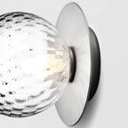 Vintage Globe Glass Bathroom Vanity Light with Ambient Design