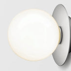 Vintage Globe Glass Bathroom Vanity Light with Ambient Design