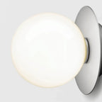 Vintage Globe Glass Bathroom Vanity Light with Ambient Design