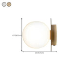 Vintage Globe Glass Bathroom Vanity Light with Ambient Design