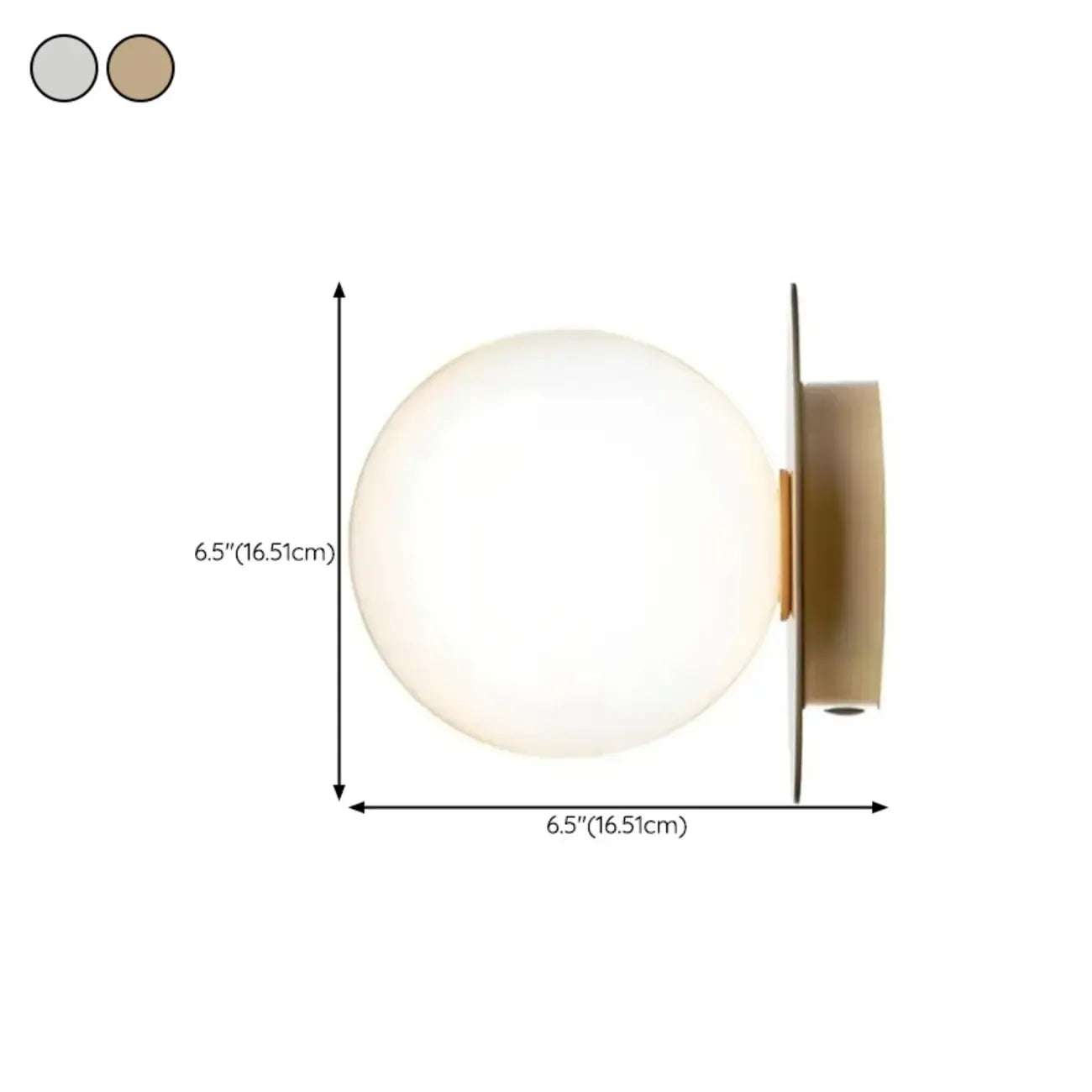 Vintage Globe Glass Bathroom Vanity Light with Ambient Design