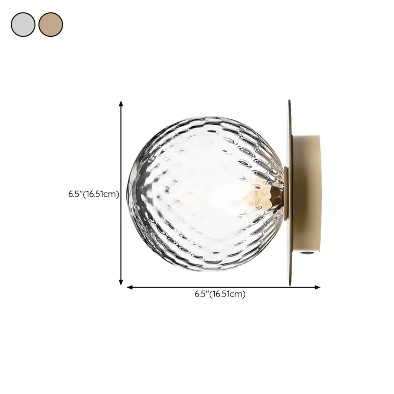 Vintage Globe Glass Bathroom Vanity Light with Ambient Design
