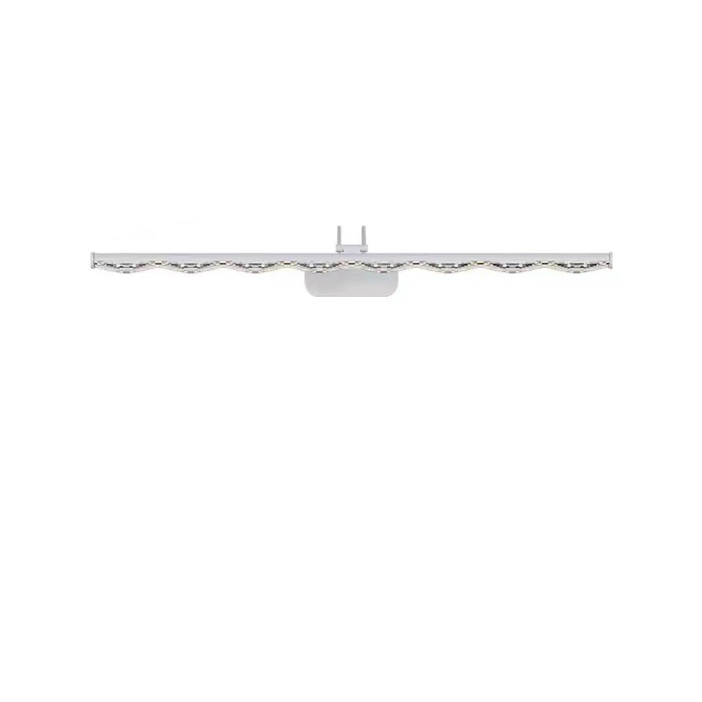 Modern Linear LED Vanity Light Above Bathroom Mirror