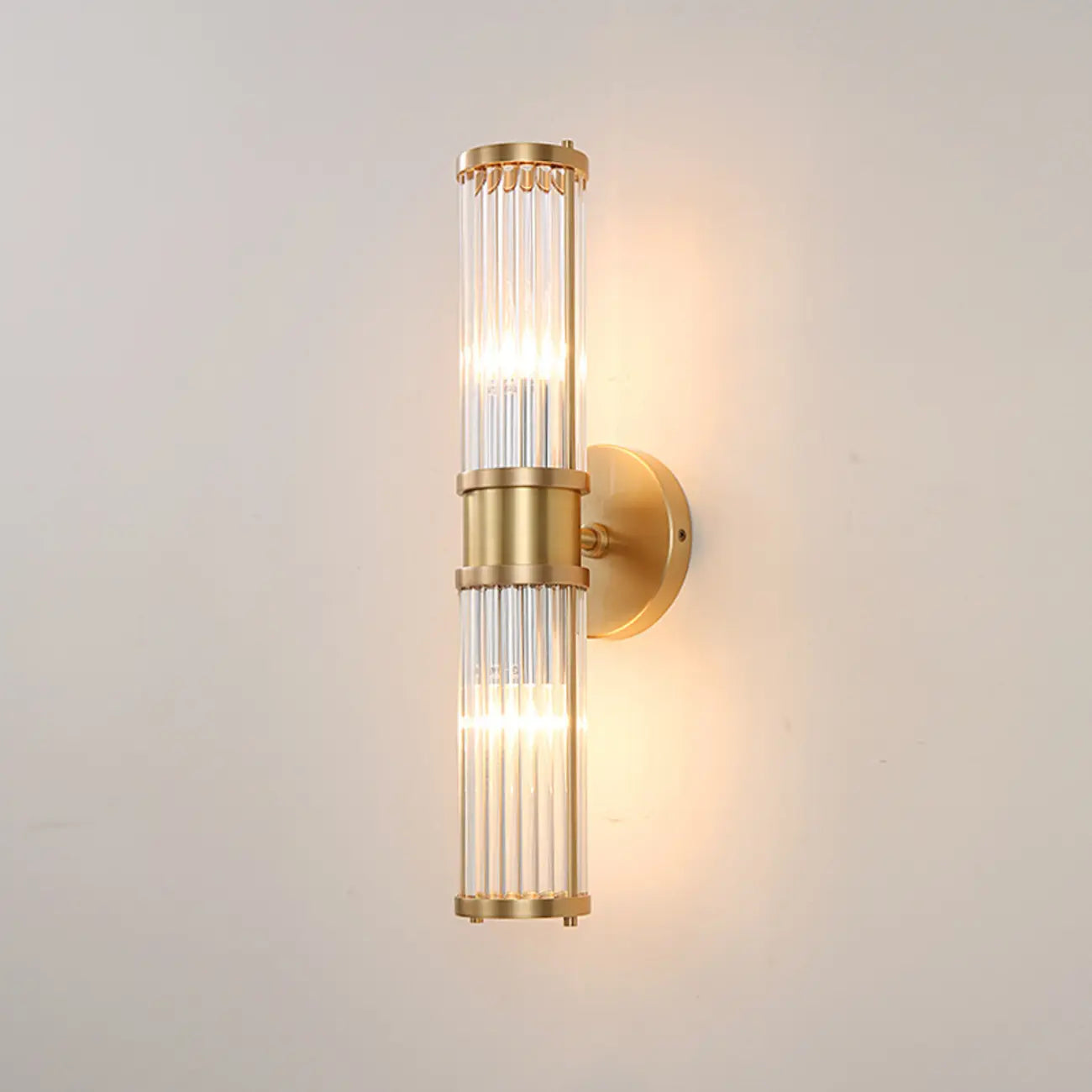 Modern Vertical Glass LED Bathroom Vanity Light with Mini Size
