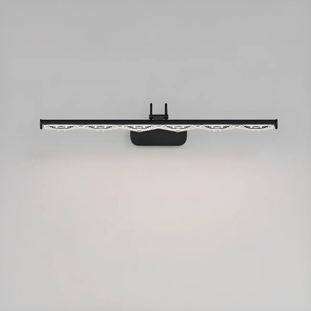 Modern Linear LED Vanity Light Above Bathroom Mirror