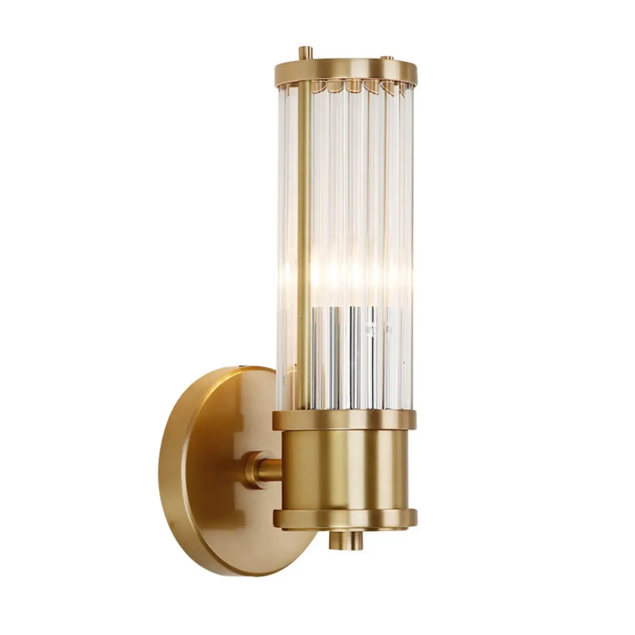 Modern Vertical Glass LED Bathroom Vanity Light with Mini Size