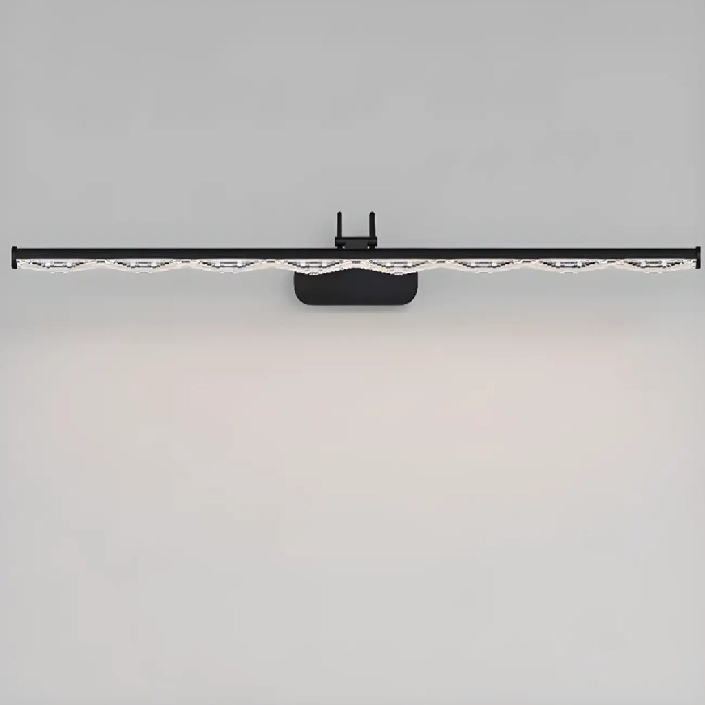 Modern Linear LED Vanity Light Above Bathroom Mirror