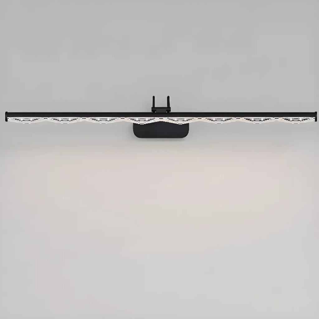 Modern Linear LED Vanity Light Above Bathroom Mirror