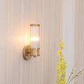 Modern Vertical Glass LED Bathroom Vanity Light with Mini Size