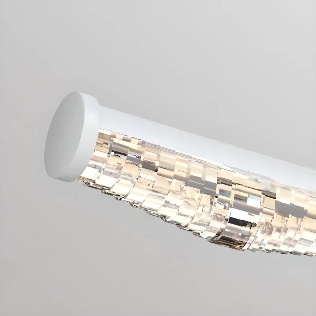 Modern Linear LED Vanity Light Above Bathroom Mirror