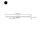 Modern Linear LED Vanity Light Above Bathroom Mirror